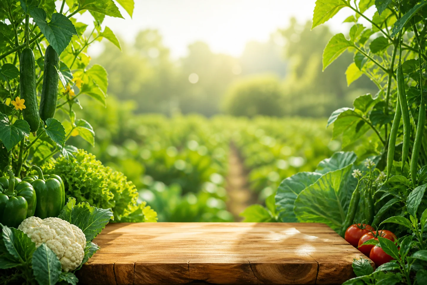 Healthy crop background