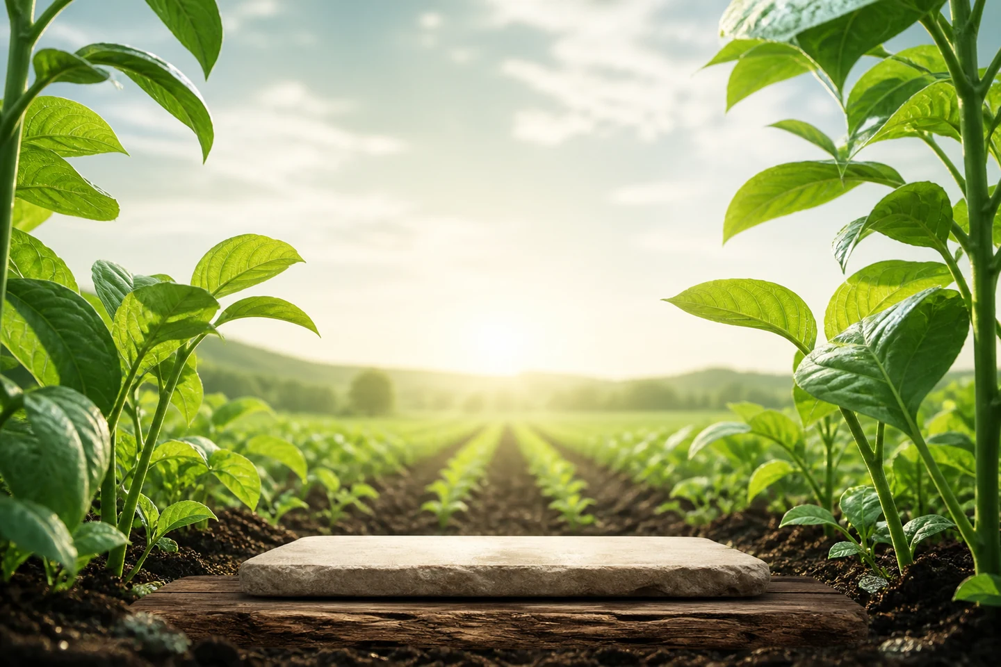 Healthy crop background
